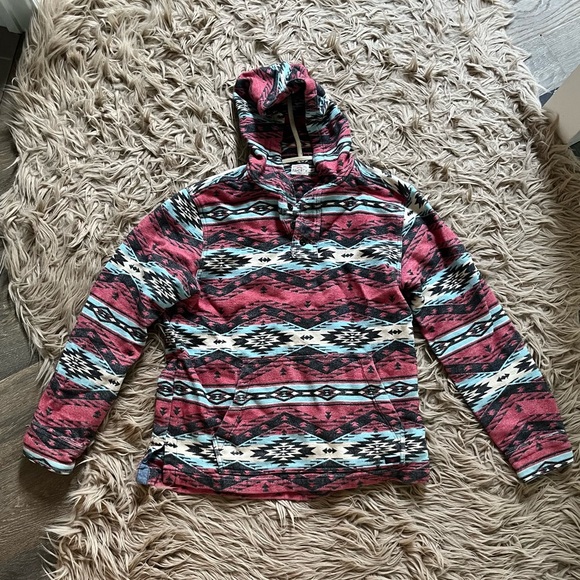 Faherty Flannel Hoodie. Size Medium. Standard fit - Picture 1 of 6